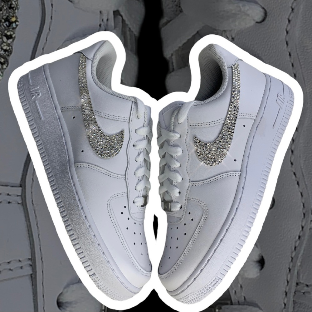 Women’s Bling Swarovski crystal custom Nike Air Force 1